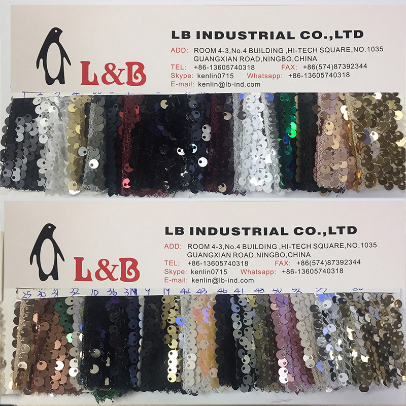 Perincian berkilau: Keajaiban fesyen trim renda sequin