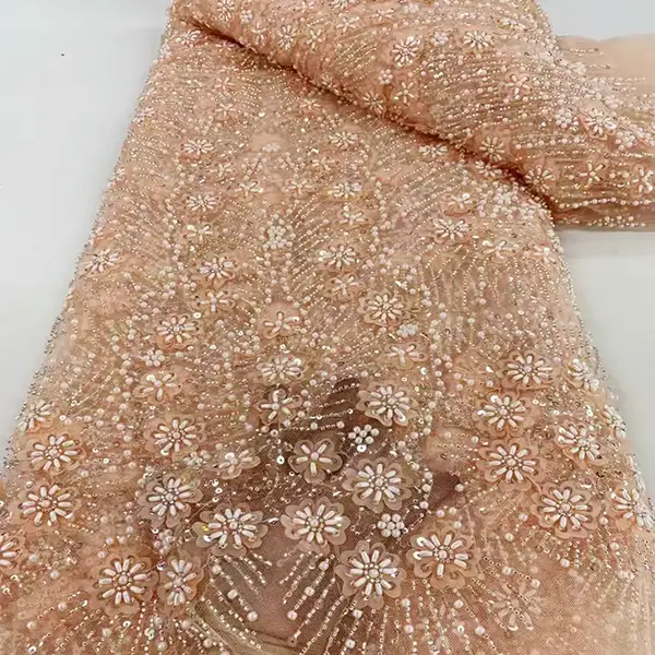 Kain manik -manik manik -manik bordir mewah