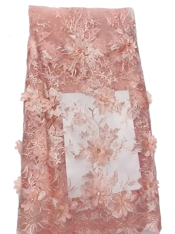 New Arrival Fashion Luxury 3d Embroidery Sequin Lace Fabric Liturgical Lace Fabric