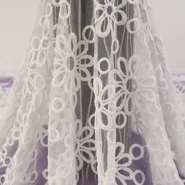 New Arrival Fashion Luxury 3d Embroidery Sequin Lace Fabric Liturgical Lace Fabric