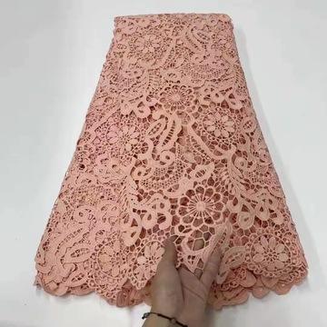 100% kapas kain sulaman sulaman Perancis yang berwarna -warni untuk pakaian wanita