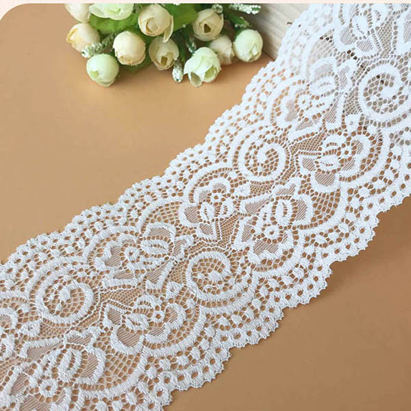 Jalur Renda Regangan Tulle Tekstil